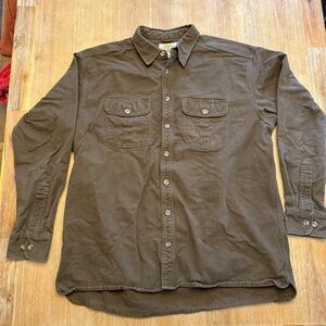 Cabela's Dark Brown Shirt Jacket